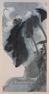 Chang dai chien loto 1965 tinta china antigua Pinturas al óleo